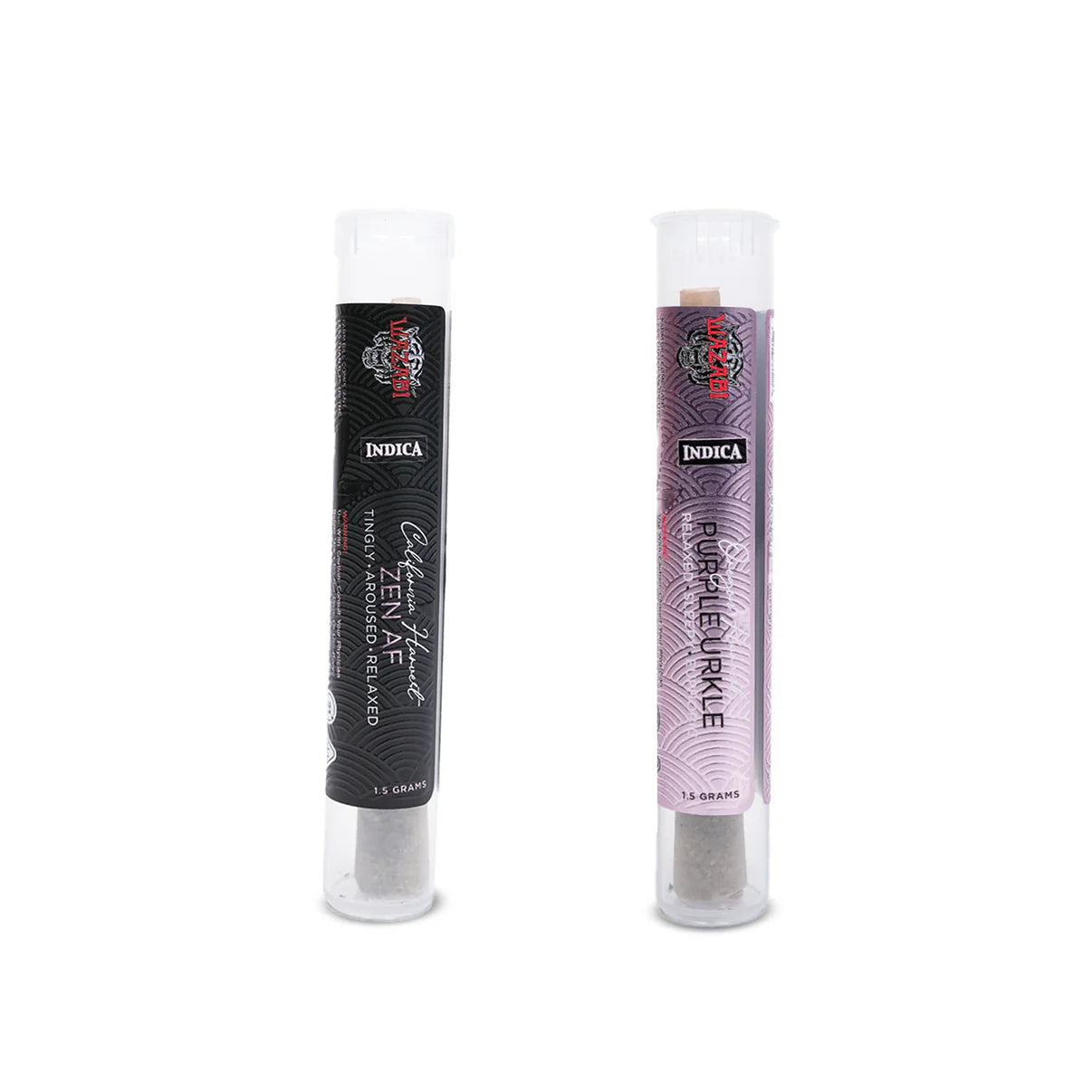 WAZABI EXOTICS DOUBLE DROP - PREROLLS CALIFORNIA VS OREGON (1.5G - 30 PREROLL PER JAR 30 JARS PER CASE)