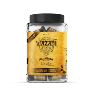 WAZABI EXOTICS GOLD RESERVE MEMBERS ONLY 1G VARIETY JAR 15/PK – (3 IN 1 JAR) 30 JARS PER CASE