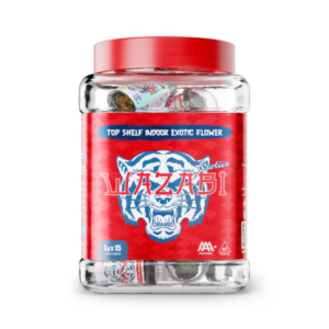 Wazabi Exotics Red Eye Case 30 Count x 15 One Gram Jar